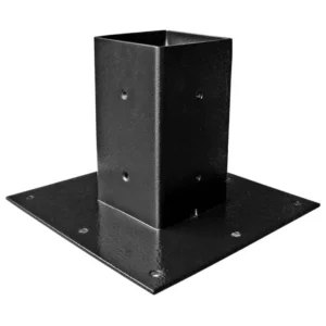 Heavy-duty metal support base