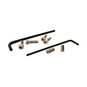 Allen wrenches and assorted screws set.