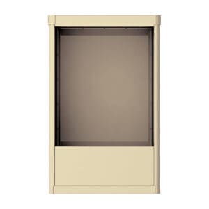 Minimalist beige showcase