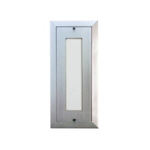Modern rectangular wall light fixture