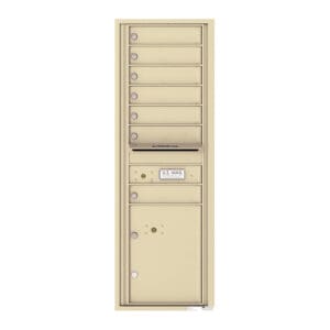 Residential mail delivery unit in beige