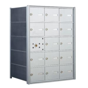 Secure postal boxes for apartments