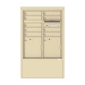 Cluster mailbox with multiple compartments