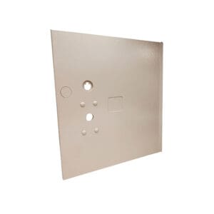 Industrial metal cover plate