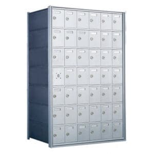Large set of individual mailboxes