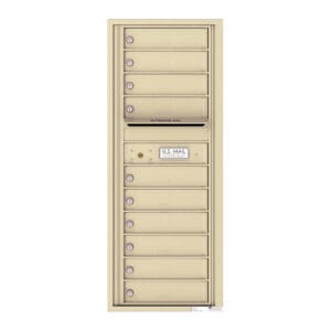 Mail delivery box with multiple compartments