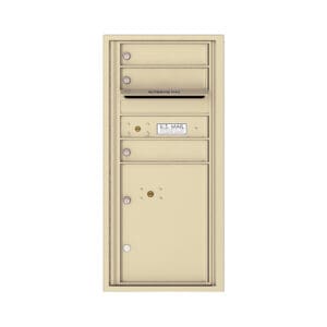 Vertical mailbox with U.S. Mail label