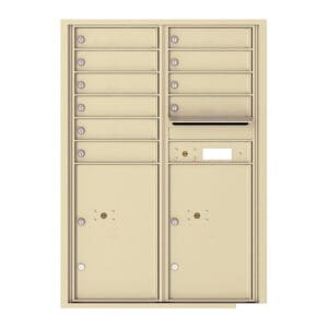 Clustered mailbox with multiple compartments