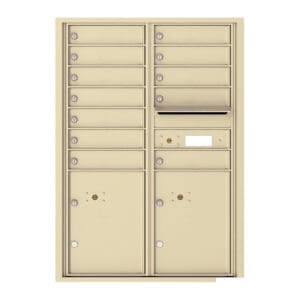 Residential mailbox with lockable compartments