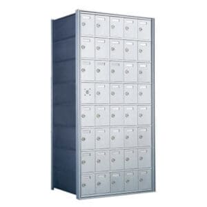 Mailbox lockers with multiple compartments